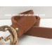 Tan, Gold Buckle