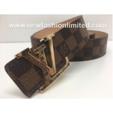 Brown Check Gold