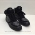 LV Black Check High Top