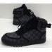 LV Black Check High Top