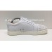 Louboutines White Low Top 