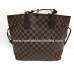 LV Neverfull Brown Check